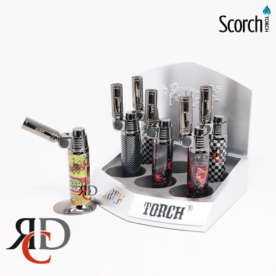 SCORCH TORCH ADJUSTABLE ANGLE ASST. COLORS 6CT/ DISPLAY